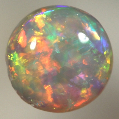 SOLID CRYSTAL OPAL Quality opal.Very 3D pattern, colour throughout
